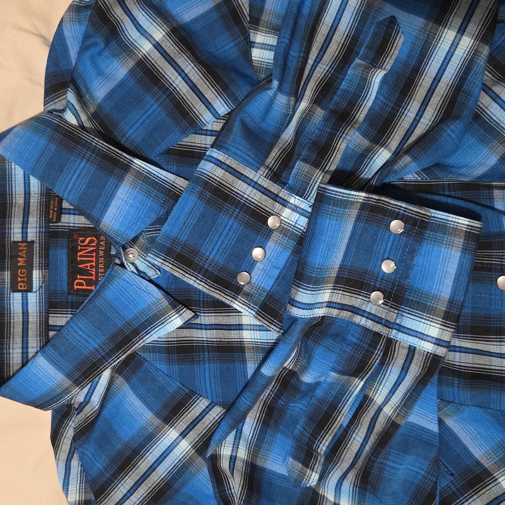 Plains Western Wear Pearl Snap Shirt